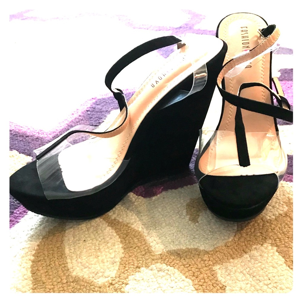 Fashion Nova High Wedge Heel